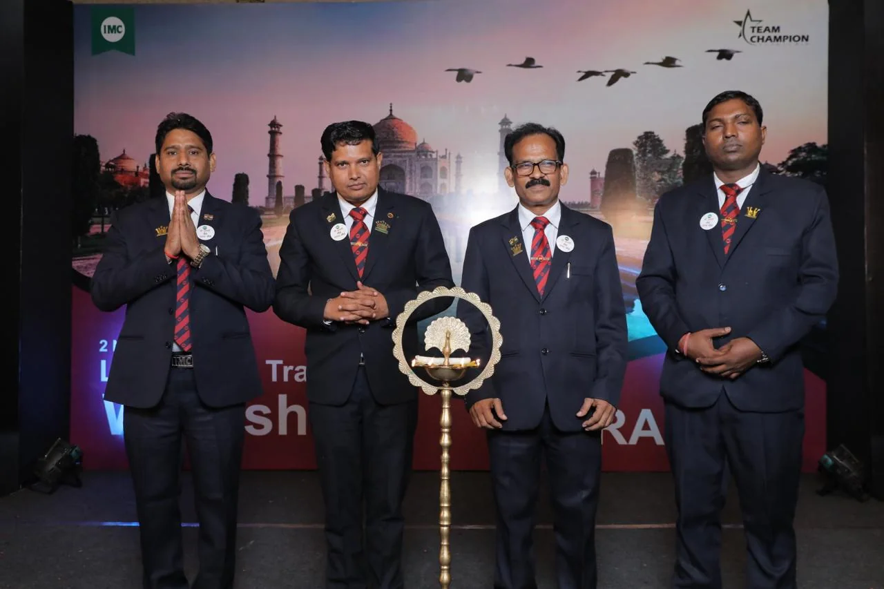 Leadership ceremony at an event